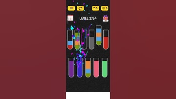 Water sort puzzle level 2754 #watersortpuzzle #puzzle #solveitwithme #game #solutions #colorsorting