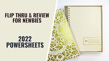 2022 POWERSHEETS GOAL PLANNER REVIEW