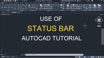Status Bar in AutoCAD | Autocad Tutorial