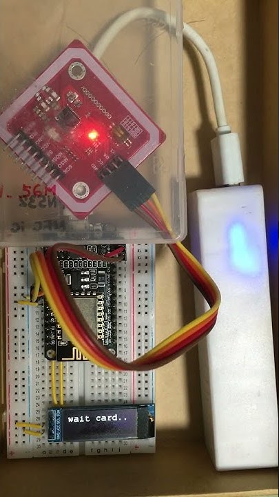 arduino ESP8266+NFC PN532 show uid - YouTube image.
