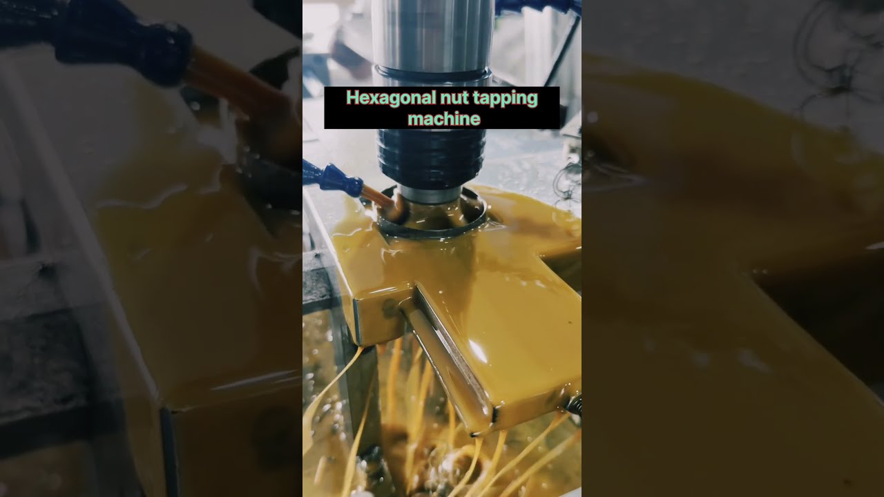 Automatic Hexagonal Nut Tapping Machine