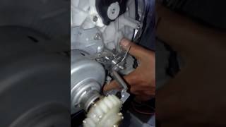 ضبط دراع الفرامل مع ترس الجيربوكس Adjust the brake pad with the gearbox