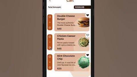 Food Ordering App - React Native UI Design