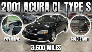 3,600mi 2001 Acura CL Type S | POV DRIVE, WALK AROUND + COLD START