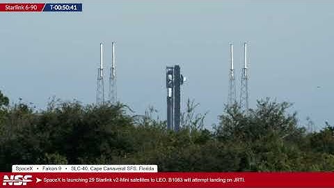 SpaceX Falcon 9 launches Starlink 6-90