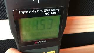 Signature sauna real EMF testing