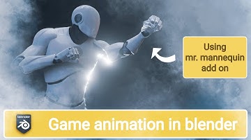 Livestream 4 | Hammer punch animation in blender using mannequin from unreal engine