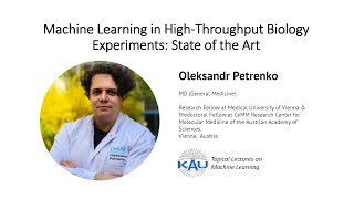 O. Petrenko. ML in High-Throughput Biology Experiments: State of the Art [DSS 2024. Day 3]