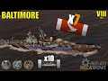 Baltimore 7 Kills &amp; 138k Damage | World of Warships Gameplay