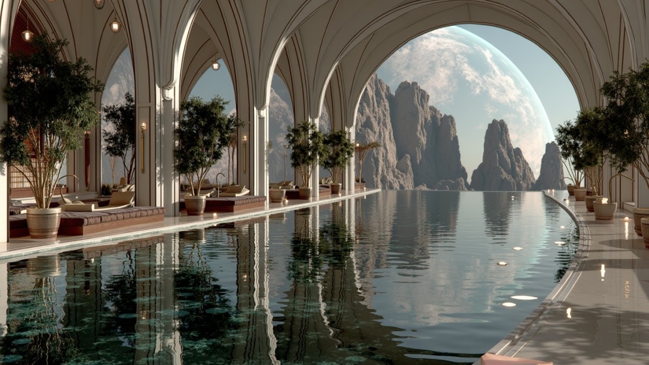 Космический Оазис Безмятежность Фантастика