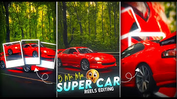 Smooth Speed Ramp TRANSITION Effects CAR Reels Tutorial | Edit Super Car