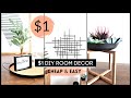 5 AMAZING $1 DIY Room Decor Ideas! (EASY) Dollar Store DIYs You Will Love