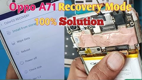 Oppo A71 Recovery mode 100% working solution | Oppo auto recovery mode problem solution
