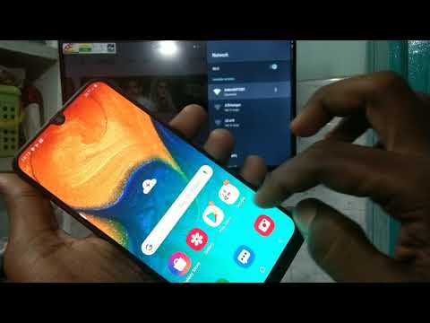 How to do screen mirroring in Samsung Galaxy A30