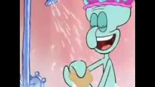 geel sponsie  en sy tjommies