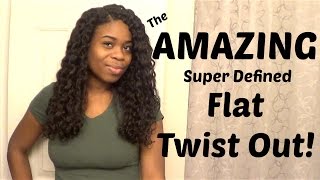 Relaxed Hair | AMAZING Flat Twist Out