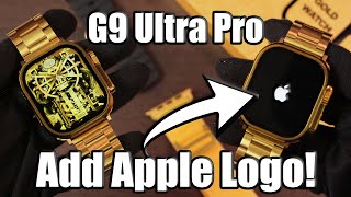 Latest G9 Ultra Pro (Gold) Smartwatch - 49mm, 3 Straps, Add Apple Logo , Custom Watch Faces & More! screenshot 4