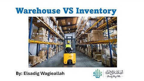 Warehouse vs Inventory
