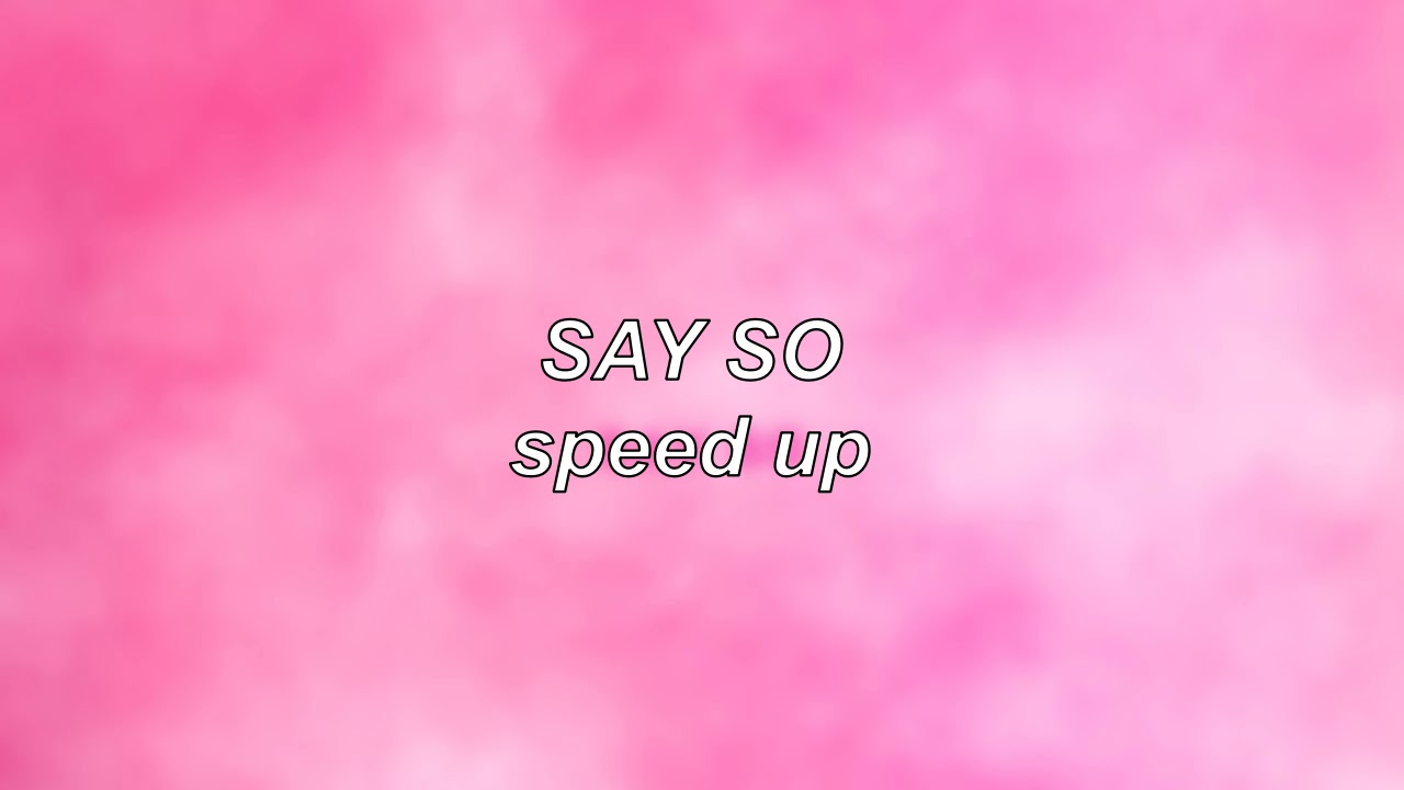 I love it speed up