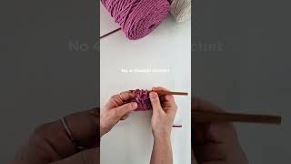 Learn 5 crochet stitches | Lär dig virkning med stolpar