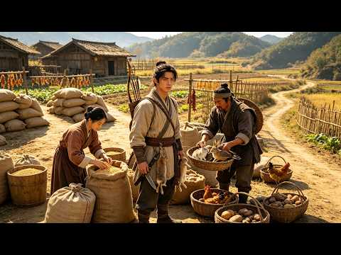 兵王魂穿荒年貧漢,激活生存系統狩獵囤糧,撫養五孤侄護鄉致富