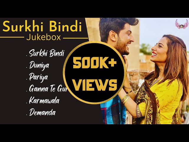 SURKHI BINDI JUKEBOX : Romantic Punjabi Songs | Gurnaam Bhullar | Sargun Mehta | Guru Geet Tracks class=
