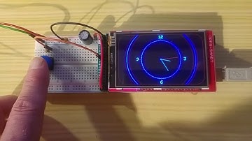 Horloge à Aiguilles Ecran TFT 3.2" v1.0 - Arduino