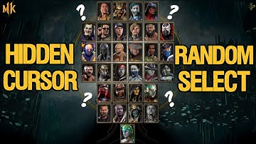 Hidden Cursor Random Select In Kombat League!