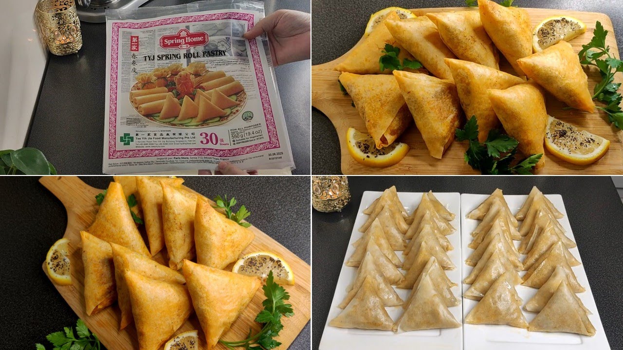 بريوات مالحين بحشوة بنينة بزاف بورقة الشينوا كيجيو مقرمشين متشبعوش منهم👍#بريوات_مالحين