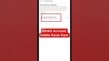 Hoe verwijder ik mijn Blinkit-account permanent? | Blinkit-account verwijderen Kaise Kare