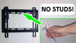 Mounting TV on plaster wall | No studs! by Tools and Repairs 2,781 views 6 months ago 13 minutes, 47 seconds