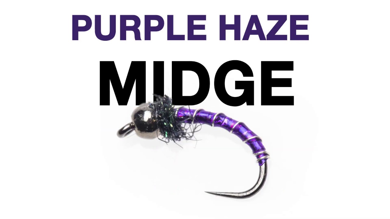 purple midge fly pattern