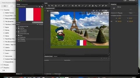 Adobe Flash Tutorial - Video 3   Creating Buttons and Linking them to ActionScript