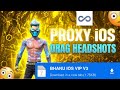Free Fire Max iOS VIP 🩸New Normal Character Working ProxyPin DRAG HEADSHOTS🔥 Full Setup (No Ban)