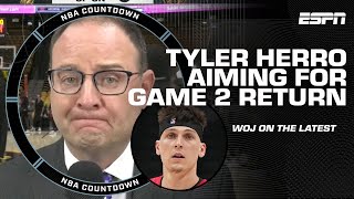 Woj: Tyler Herro may return GAME 2 of the NBA Finals for the Miami Heat | NBA Countdown