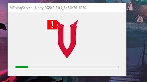 VRisingServer - Unity 2020.3.31f1_6b54b7616050 - VRising Unity Crash Fixed - Crash fixed 2022
