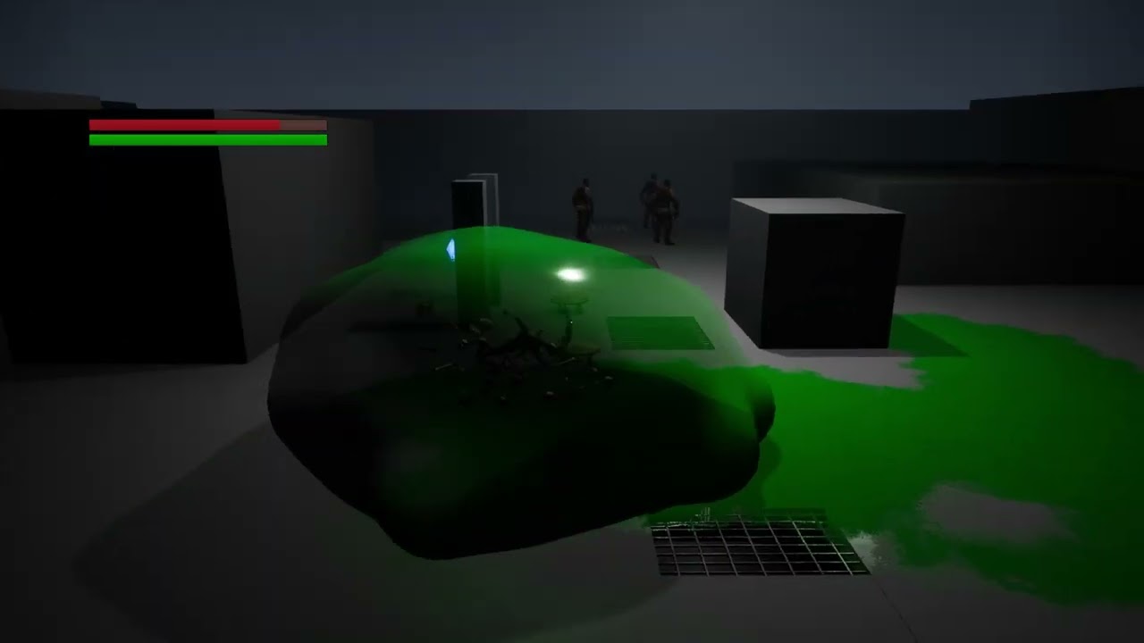 The Slime and the Witch prototype size change mechanics