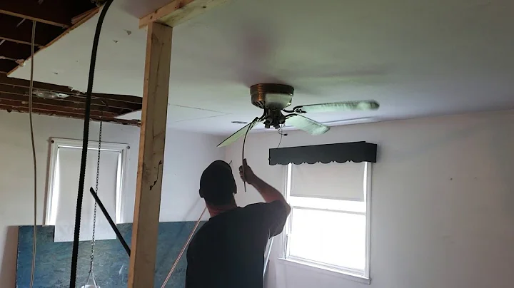 Ceiling fan demolition part 10