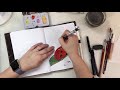 Watercolor - Marienkäfer - Journal