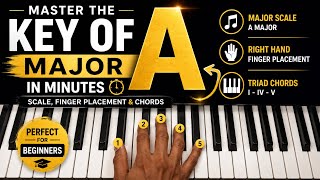 Master the Key of A Major in Minutes | Scale, Finger Placement & Chords for Beginners