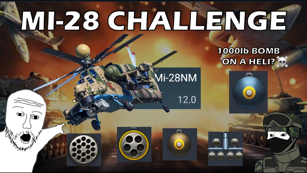 MI-28 HAVOC KILL-CHALLENGE (1000LB ON A HELI??) 💀💣🔥