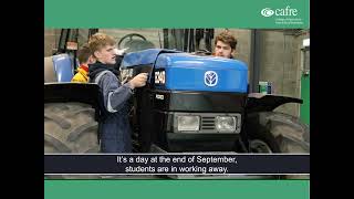 Land-based Engineering course at CAFRE