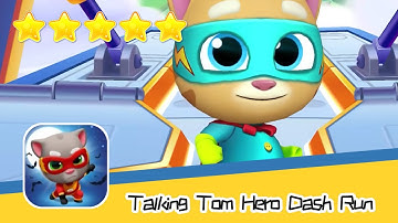 Talking Tom Hero Dash Run Day176 Walkthrough Endless runner Save the world Recommend index five star