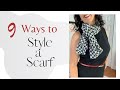 STYLE OVER 50| 9 WAYS TO CREATE NEW OUTFITS USING A SCARF