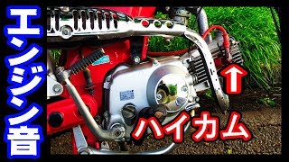 【エンジン音#02  ノーマルヘッド用 キタコ ハイカム】 ホンダ４ミニ 横型 CL50 CD50 ベンリィ50s モンキー（音フェチ）　 mp4 バイク 排気音