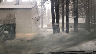 Big Bear getting battered with SNOW. 2/4/2019