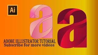 How to Create a 3D Ribbon Letter Logo in Adobe Illustrator I Creative 3D Typography Design Tutorial 3 Easy Grid Logo Design Process On Same Lines Adobe Illustrator Cc