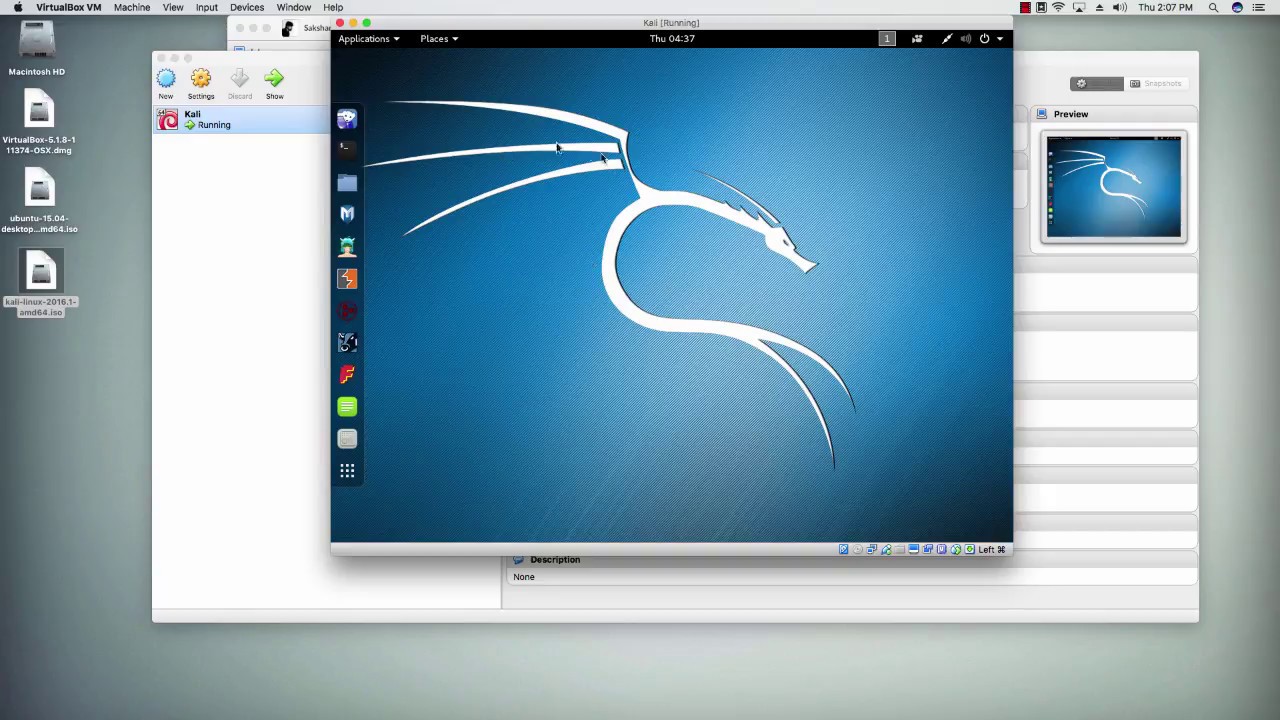 How to install Kali Linux in virtual box(Hindi) - YouTube