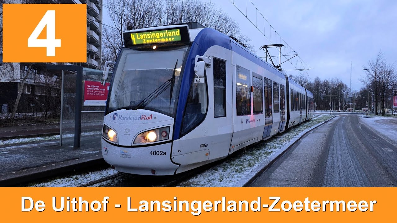 HTM RandstadRail 4: Den Haag De Uithof - Lansingerland-Zoetermeer | HTM 4002 | 2026