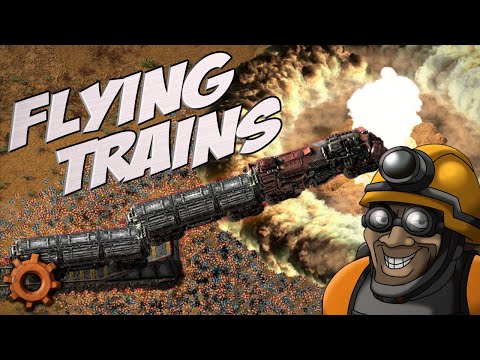 This Factorio Base Is Powered By TRAIN COLLISIONS